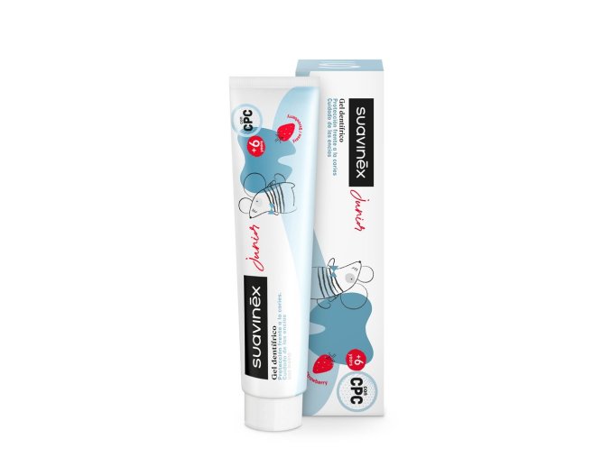 SUAVINEX Detská zubná pasta JUNIOR s jahodovou príchuťou - 75 ml