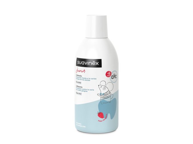 SUAVINEX Detská ústna voda s príchuťou jahody – 500 ml
