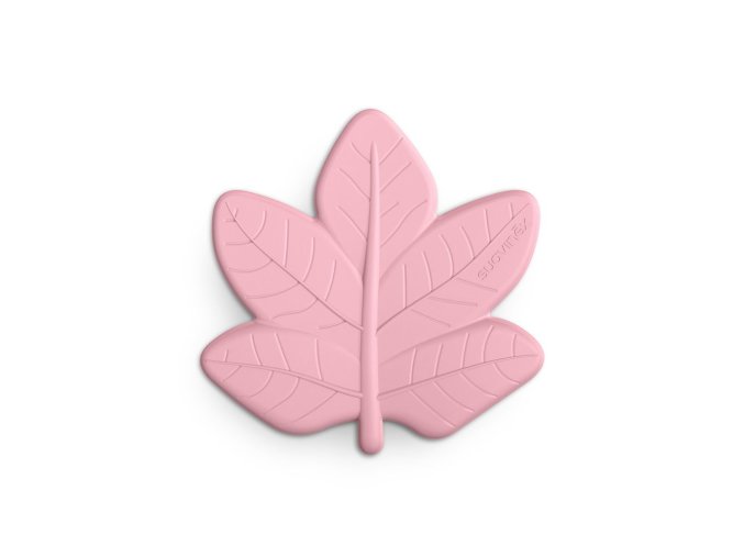 SUAVINEX HRYZÁTKO POETRY list - ružový (Varianta ruzovy)