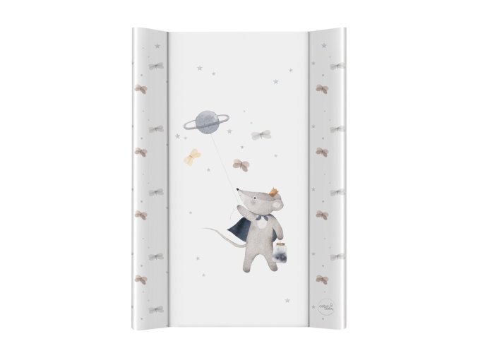 CEBA BABY Podložka prebaľovacia 2-hranná s pevnou doskou (50x70) Ultra Light (Varianta  Cosmic Mouse)