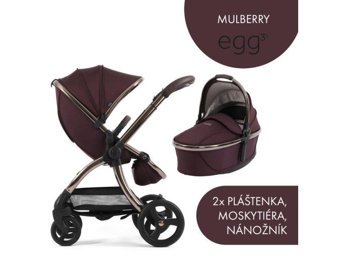 babystyle egg3 set 2 v 1 mulberry 2025