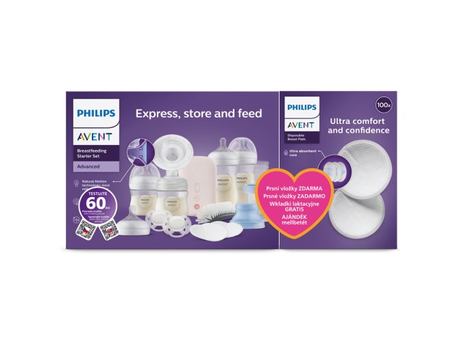 Philips AVENT Odsávačka materského mlieka elektrická sada SCD340/31+Darček