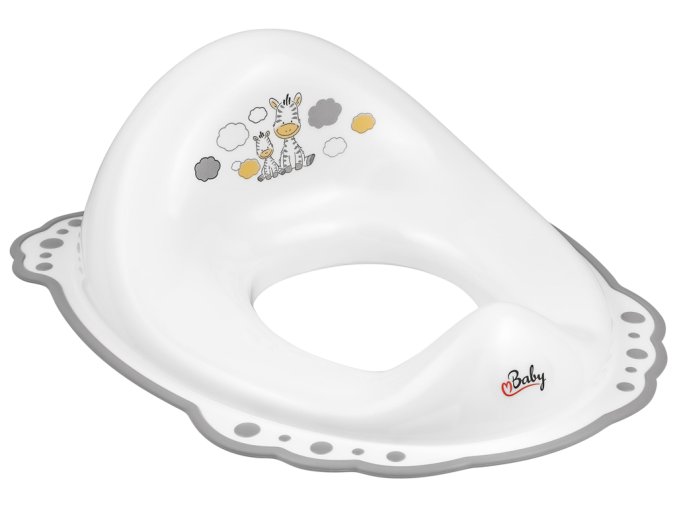 MALTEX Redukcia na WC protišmyková Zebra - White/Grey