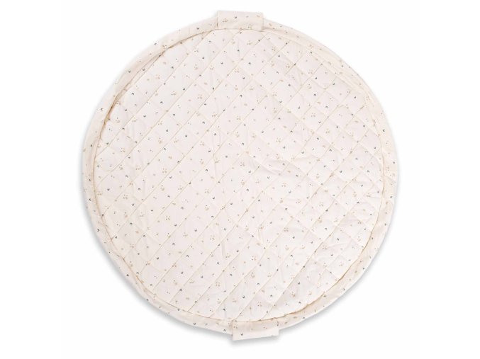 soft organic moon babymat inside open flat