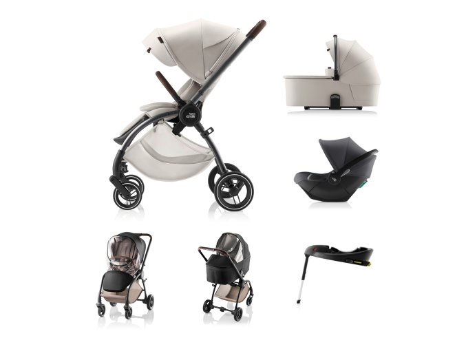 BRITAX Akční sada kočíka Rio Lux, Soft Taupe