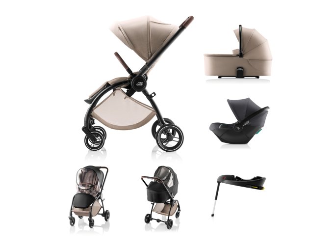 BRITAX Akční sada kočíka Rio Style, Teak