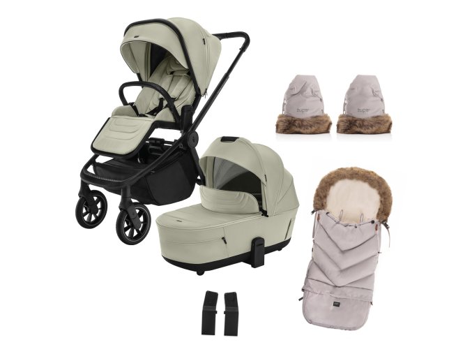 ZOPA Sada Move Cross 5 + hlboká korba Move XL 5 + darčeky, Boss Grey