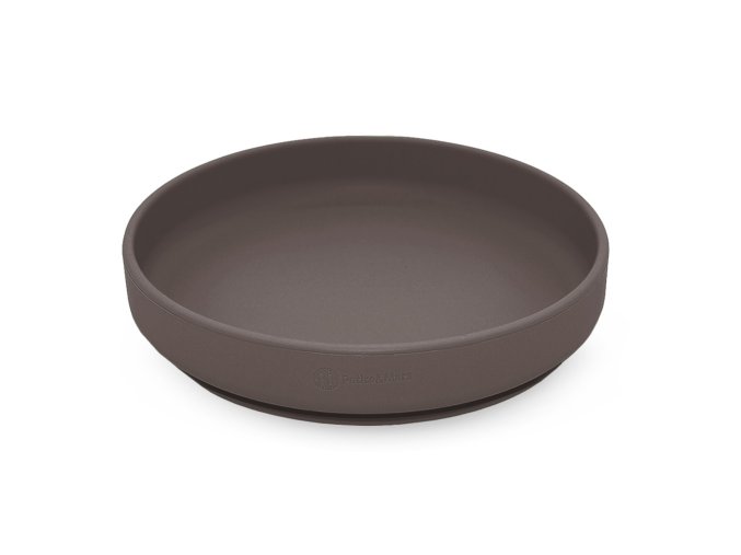 PETITE&MARS Tanier silikónový s prísavkou Take&Match (Varianta  Bitter Cocoa 6m+)