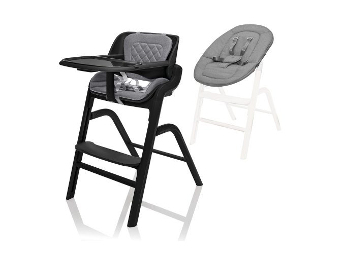 ZOPA Set stolička Inpira + novorodenecký set, Berry Black