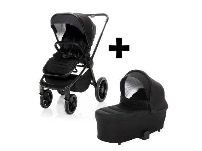 ZOPA MOVE Cross 2 kočík + XL hl. korba zdarma, All Black