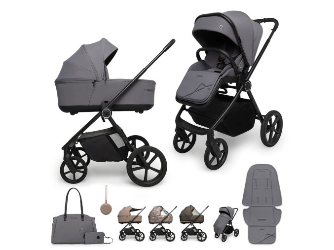 MUUVO Kočík kombinovaný Muuvo One 2v (Varianta 1 Gris)