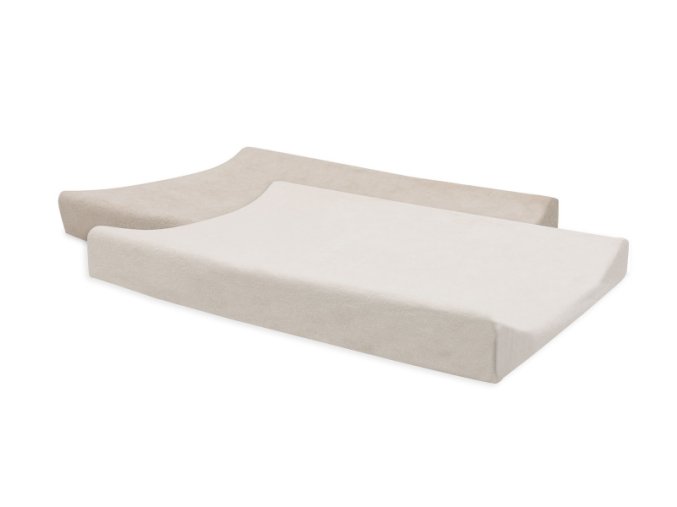 Poťah na prebaľovaciu podložku 50x70cm 2 ks froté Oatmeal/Sand