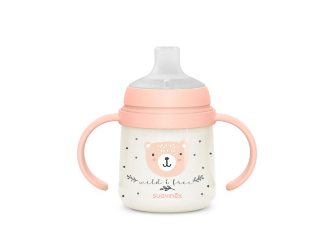 SUAVINEX Prvá fľaša WILD & FREE 150 ml - ružová (Varianta ruzova)