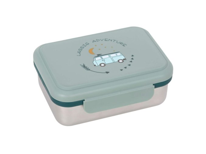 LÄSSIG KIDS LÄSSIG Lunchbox Stainless Steel (Varianta Adventure bus)