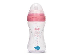 NUVITA Fľaštička 250ml, Transparent pink