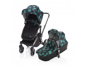 ZOPA SET Podvozek Evoque + Farebný set ku kočárku Evoque, S/BL_Jungle