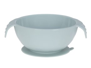 LÄSSIG BABIES LÄSSIG Bowl Silicone 2023 blue with suction (Varianta pad)