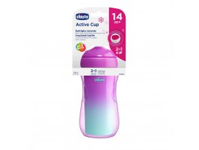 CHICCO Hrnček Active termo s tvrdým náustkom 266 ml