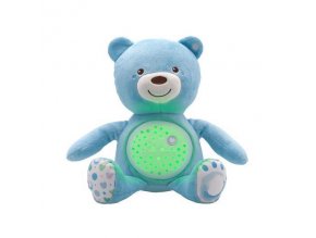 CHICCO Medvedík uspávačik s projektorom a hudbou Baby Bear First Dreams (Varianta  - modrá 0m+)