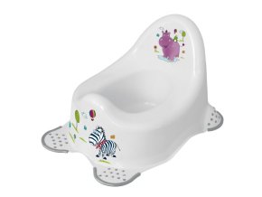 KEEEPER Nočník protišmykový Adam (Varianta  Hippo biely)