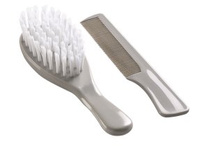 THERMOBABY Sada kefy a hrebeňa na vlasy, Grey