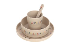 LÄSSIG BABIES LÄSSIG Dish Set PP/Cellulose (Varianta Happy Fruits cherry)