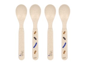 LÄSSIG BABIES LÄSSIG Spoon Set PP/Cellulose (Varianta 2024 Little Mateys royal blue)
