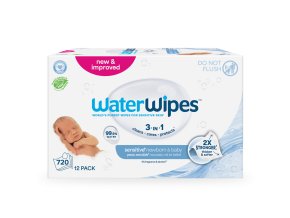 12X WATERWIPES Obrúsky vlhčené Newborn&Baby 3in1 60 ks(720 ks) (Varianta 12X WATERWIPES Obrúsky vlhčené Newborn&Baby 3in1 60 ks(720 ks) )