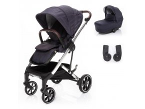 ZOPA Set kočík Quest+ korba+ adaptéry, Midnight Navy/Silver