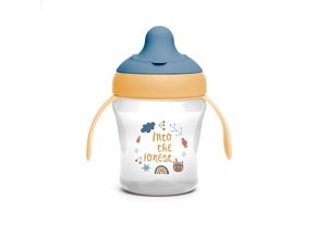 SUAVINEX Nerozlievací hrnček FOREST 200 ml - žľtá