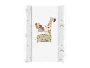 CEBA BABY Podložka prebaľovacia 2-hranná s pevnou doskou (50x70) Comfort (Varianta  Giraffe)