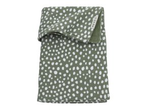 2742 2 2754011 meyco deken velvet cheetah forest green