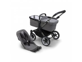 BUGABOO Donkey 5 PODVOZOK Graphite/Grey melange