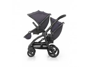 BabyStyle EGG Tandem sedacia časť Storm Grey/Gun Metal rám 2017