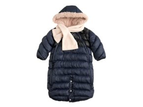 7AM Enfant Doudoune overal so šálom Midnight Blue
