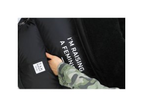 7AM Enfant PlushPOD fusak Feminist Black Plush