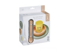 Vulli Silikónový jedálenský set žirafa Sophie