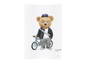 CEBA BABY Podložka prebaľovacia 2-hranná mäkká (48x70) Cosy Fluffy Puffy (Varianta  Bart)