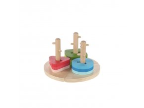 ZOPA Drevené Montessori puzzle, Wood