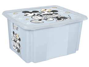 KEEEPER Úložný box s vekem malý "Mickey", Modrá II