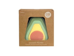 OB Designs Silikónová hračka avokádo