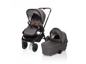 ZOPA SET Športový kočík Move Cross + korba XL, Iron Grey/Black