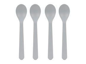 LÄSSIG BABIES LÄSSIG Spoon Set Geo 2023 (Varianta grey-blue)