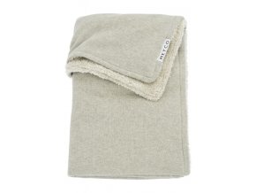 Meyco Deka Knit basic fleece - Sand melange