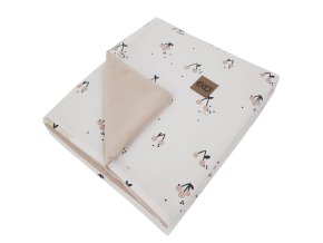 EKO Deka bavlnená obojstranná podšitá velvet (Varianta  Cherry 100x80cm)