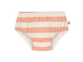 LÄSSIG SPLASH LÄSSIG Swim Diaper (Varianta 2023 Girls block stripes milky/peach 07-12 mon.)