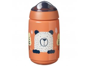 TOMMEE TIPPEE Superstar netečúci hrnček s náustkom, 390ml, 12m +, Červená