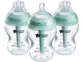 TOMMEE TIPPEE Set dojčenských fliaš advanced ANTI-COLIC, 260 ml, 3ks