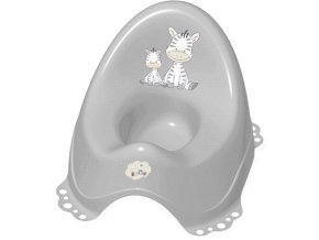 MALTEX Nočník protišmykový (Varianta  s hudbou Zebra - grey)