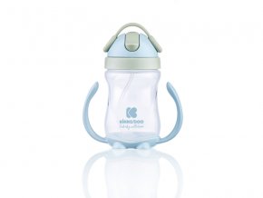 Hrnček so silikónovou slamkou 300ml 12m+ Blue